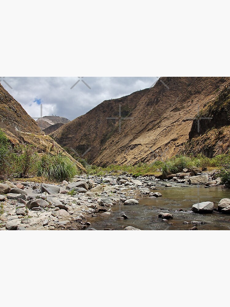 Mountain valley with river, Sibambe, Ecuador by kpander
