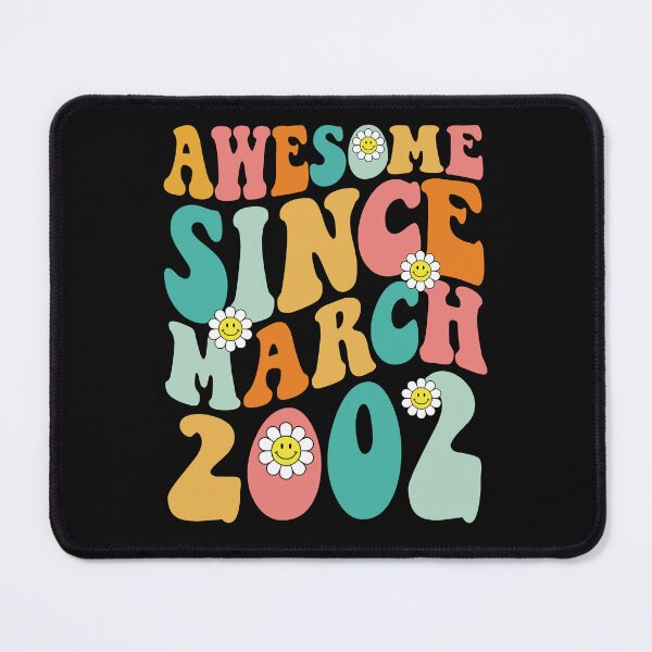 Item preview, Awesome Since March 2002 | Made In 2002 | Retro Groovy Birthday designed and sold by Christina-grich.