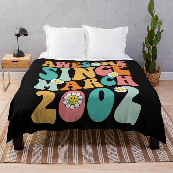 Item preview, Awesome Since March 2002 | Made In 2002 | Retro Groovy Birthday designed and sold by Christina-grich.