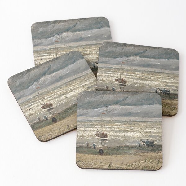 Item preview, Beach at Scheveningen in Stormy Weather, Vincent van Gogh designed and sold by Suzana Djordjevic.