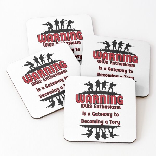 Item preview, warning - ww2 enthusiasm is a gateway to becoming a tory designed and sold by Alyn8.