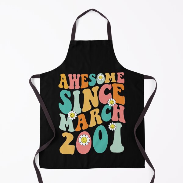 Item preview, Awesome Since March 2001 | Made In 2001 | Retro Groovy Birthday designed and sold by Christina-grich.