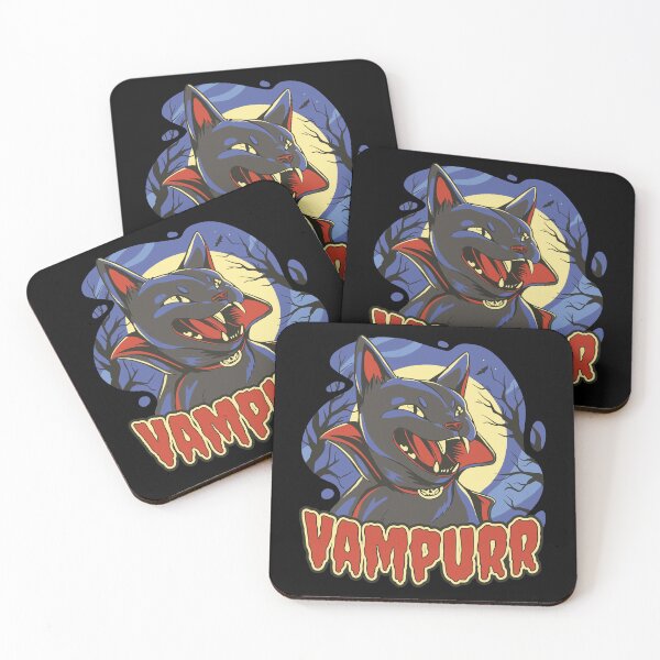 Item preview,  vampurr Vampire Costume Cat Lover Kitten Halloween T-Shirt designed and sold by DrawHandArt.