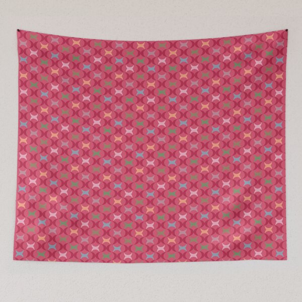 Item preview, Abstract Magenta Ribbons and Multicolored Bows designed and sold by MerryMakewell.