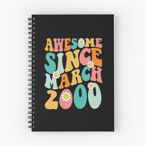 Item preview, Awesome Since March 2000 | Made In 2000 | Retro Groovy Birthday designed and sold by Christina-grich.