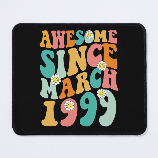 Item preview, Awesome Since March 1999 | Made In 1999 | Retro Groovy Birthday designed and sold by Christina-grich.