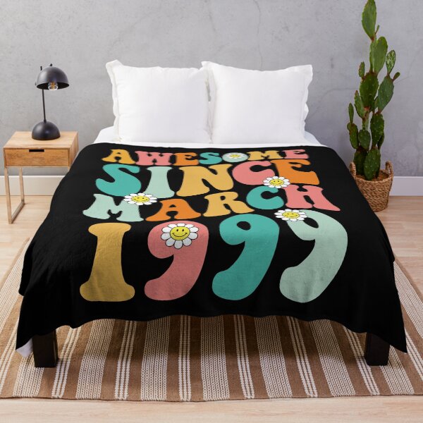 Item preview, Awesome Since March 1999 | Made In 1999 | Retro Groovy Birthday designed and sold by Christina-grich.
