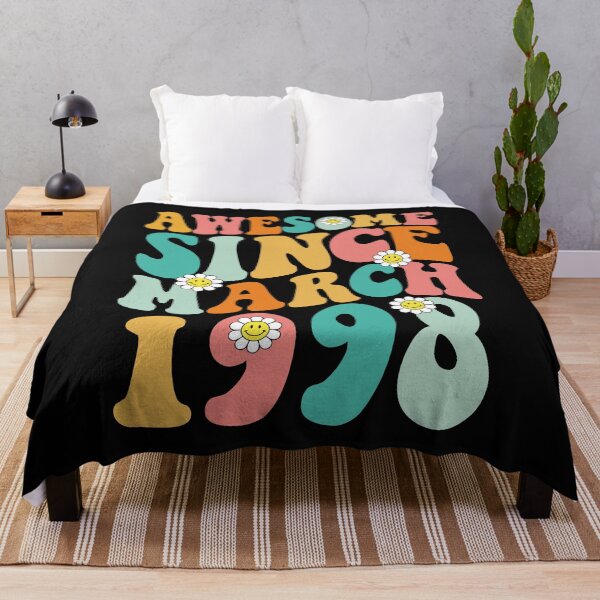 Item preview, Awesome Since March 1998 | Made In 1998 | Retro Groovy Birthday designed and sold by Christina-grich.