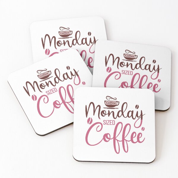 Item preview, Monday Coffee Sized: Aesthetic Espresso Bliss for the True Coffee Addict designed and sold by lemamis.
