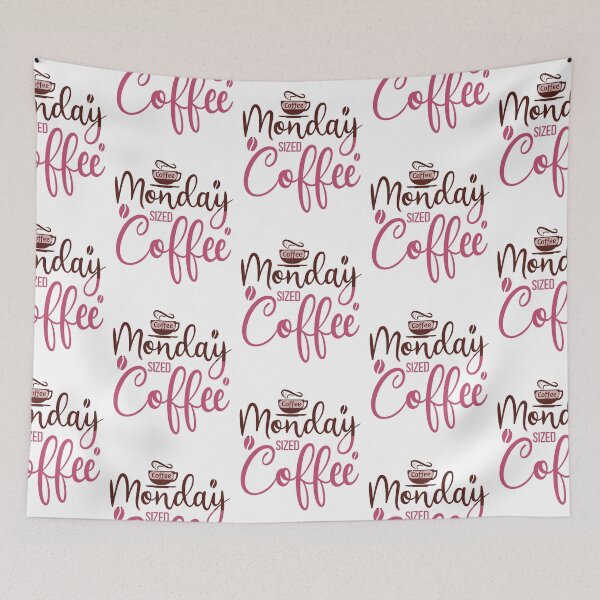 Item preview, Monday Coffee Sized: Aesthetic Espresso Bliss for the True Coffee Addict designed and sold by lemamis.