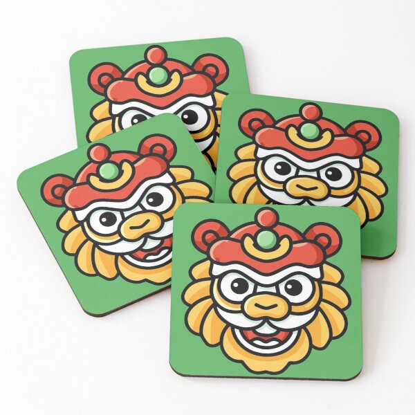 Item preview, Chinese Lion Dance Mask designed and sold by CraftedRealm.