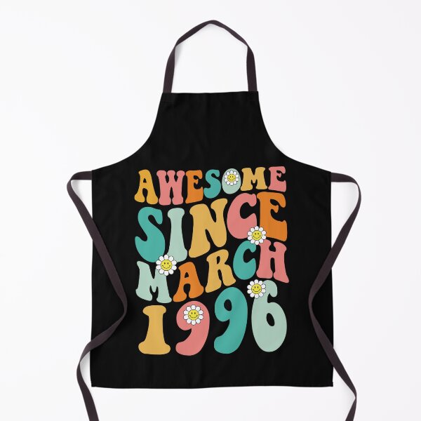 Item preview, Awesome Since March 1996 | Made In 1996 | Retro Groovy Birthday designed and sold by Christina-grich.