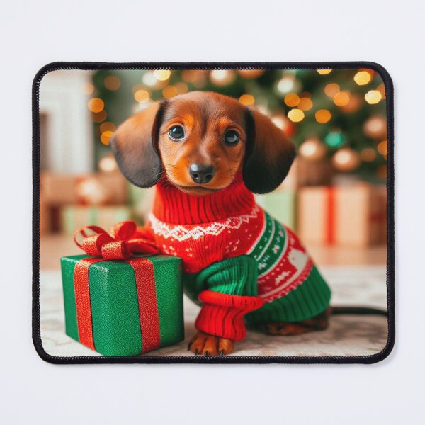 Item preview, Christmas Dachshund designed and sold by SamTo2204.