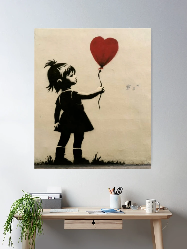 Banksy girl with balloon