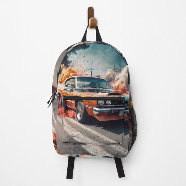 Item preview, Classic Contrasts: Digital Painting that Illuminates the Aesthetic Duality of Old Cars designed and sold by Artedig.
