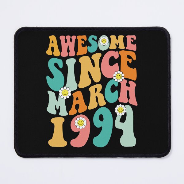 Item preview, Awesome Since March 1994 | Made In 1994 | Retro Groovy Birthday designed and sold by Christina-grich.