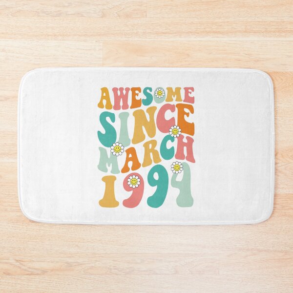 Item preview, Awesome Since March 1994 | Made In 1994 | Retro Groovy Birthday designed and sold by Christina-grich.