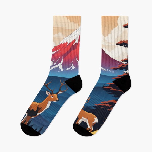 Item preview, Volcano View with Deers designed and sold by Secondearth.