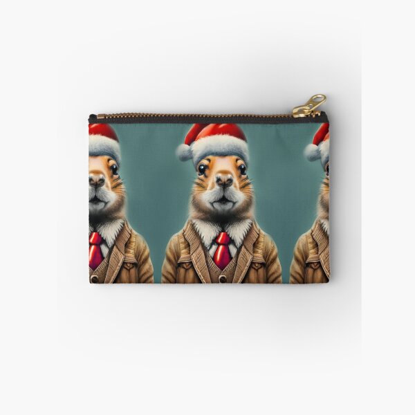 Item preview, Rodent Cheer: Santa Prairie Dogs Merry Christmass designed and sold by EmeraldeaArt.