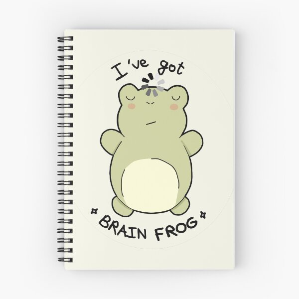 Item preview, Cute funny "brain frog" designed and sold by NeurodiverseTea.
