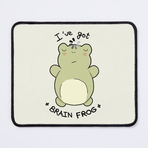 Item preview, Cute funny "brain frog" designed and sold by NeurodiverseTea.
