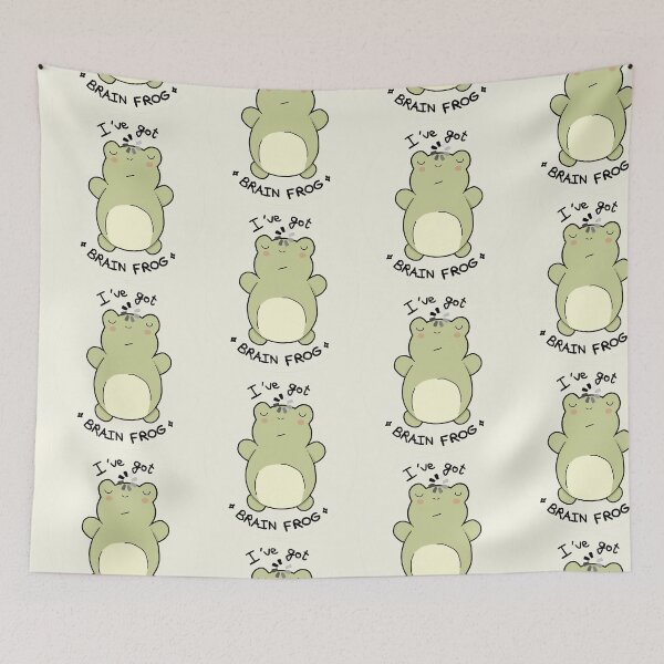 Item preview, Cute funny "brain frog" designed and sold by NeurodiverseTea.
