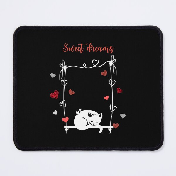 Item preview, Sweet dreams it's a great T-shirt idea for a romantic, cat loving person designed and sold by Magrosa.