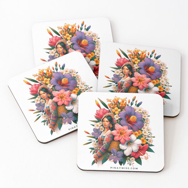 Artikelvorschau, Pinay Wise „Filipina in Blumen F3“ | Philippinen | Philippinisch | Pinoy | Pinay | Tagalog | Retro entworfen und verkauft von PinayWise.