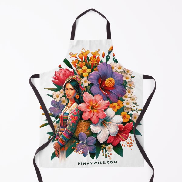 Artikelvorschau, Pinay Wise „Filipina in Blumen F3“ | Philippinen | Philippinisch | Pinoy | Pinay | Tagalog | Retro entworfen und verkauft von PinayWise.