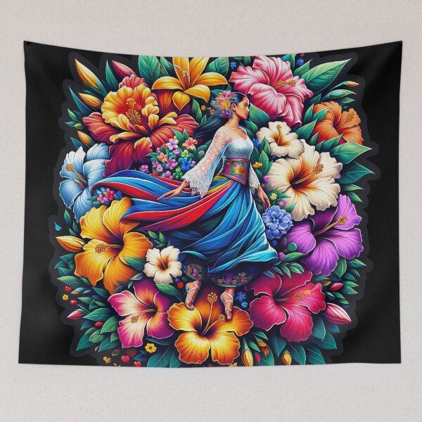 Artikelvorschau, Pinay Wise „Filipina in Blumen F2“ | Philippinen | Philippinisch | Pinoy | Pinay | Tagalog | Retro entworfen und verkauft von PinayWise.