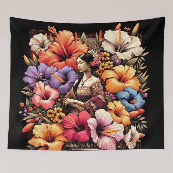 Artikelvorschau, Pinay Wise „Filipina in Flowers F1“ | Philippinen | Philippinisch | Pinoy | Pinay | Tagalog | Retro entworfen und verkauft von PinayWise.