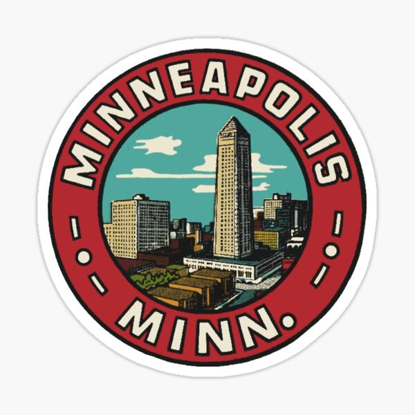 Item preview, Historic Minneapolis Skyline Vintage Style designed and sold by zsonn.