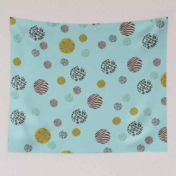 Item preview, Leopard Tiger Zebra skin pattern circles  designed and sold by Yolanda Designs.