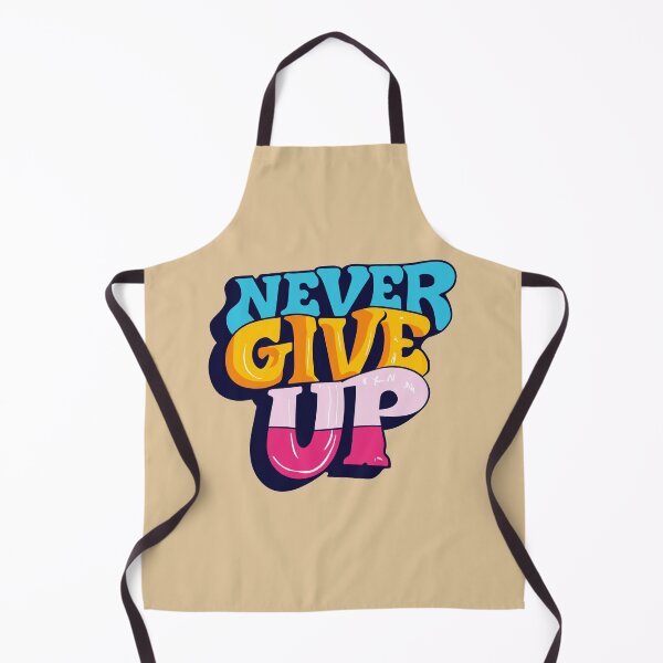 Item preview, Never Give Up! Motivational Quote designed and sold by Delemore Art.