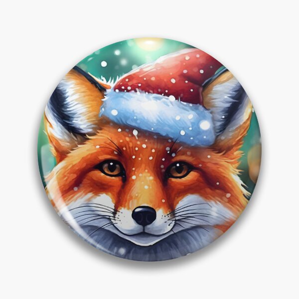 Artikelvorschau, Rotfuchs mit Weihnachtsmütze und Weihnachtspullover, Illustration entworfen und verkauft von emaotx.