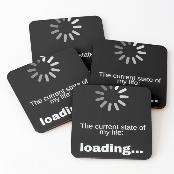 Item preview, the current state of my life: loading... for someone who stucks in a loop T-Shirt designed and sold by Emiliusz.