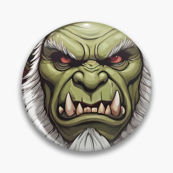 Item preview, Gruff Greetings - Orc Santa Claus designed and sold by StonebridgeArt.