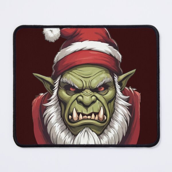 Item preview, Gruff Greetings - Orc Santa Claus designed and sold by StonebridgeArt.