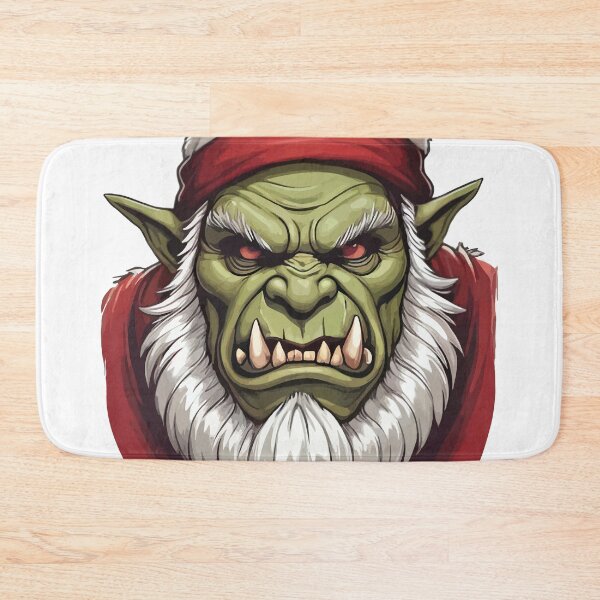 Item preview, Gruff Greetings - Orc Santa Claus designed and sold by StonebridgeArt.