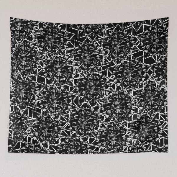 Item preview, Repeated Stars, Black background designed and sold by SpiritSeekers.