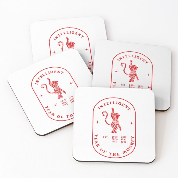 Item preview, Year of the Monkey Chinese Zodiac (Intelligent) designed and sold by InkWhirl.