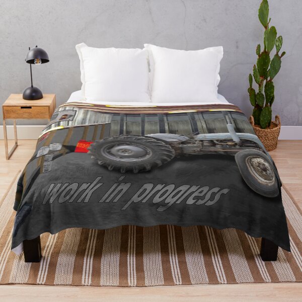 Item preview, Old grey tractor designed and sold by Millysuewood.