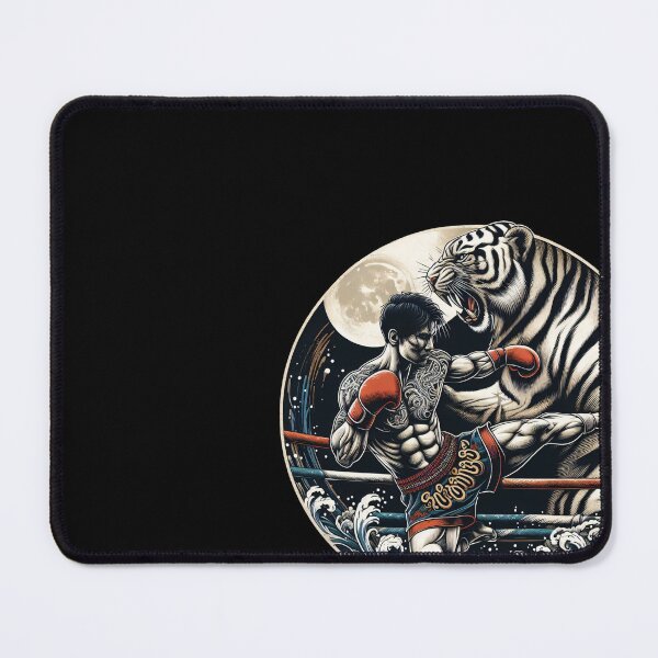 Item preview, Thaiboxing Nak Muay Thai Fight with the Djungle designed and sold by RedDesignSyc.