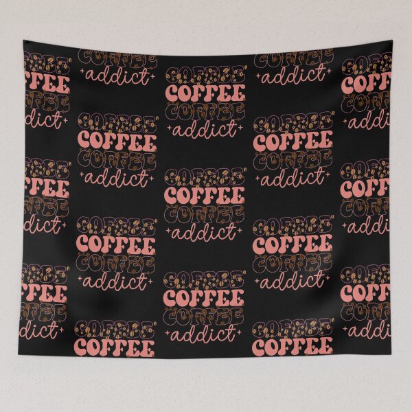Item preview, Sip, Savor, Repeat: Unveiling Coffee Addiction in Aesthetic Elegance designed and sold by lemamis.