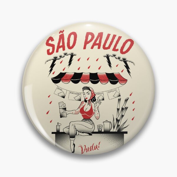 Artikelvorschau, Sao Paulo Pinup entworfen und verkauft von Vudu! ⚡ Studio.