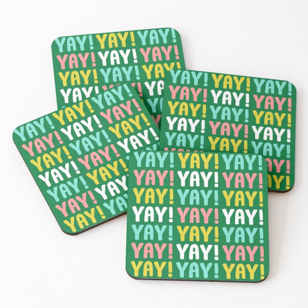 Item preview, Yay! (green) designed and sold by Design Minds Boutique.