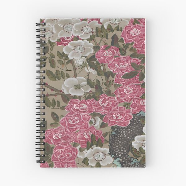 Item preview, Enhanced edition: Roses and Small Bird - Colorful Realm of Living Beings by Itō Jakuchū designed and sold by EmeraldeaArt.