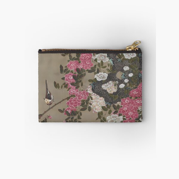 Item preview, Enhanced edition: Roses and Small Bird - Colorful Realm of Living Beings by Itō Jakuchū designed and sold by EmeraldeaArt.