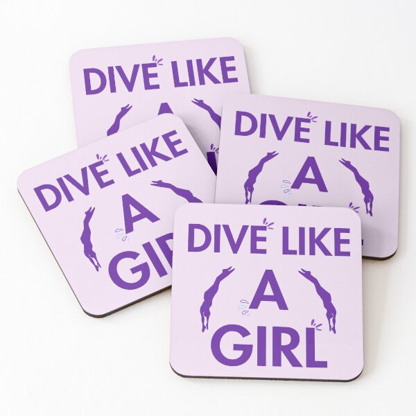 Item preview, Girl Springboard Diving Dive like a Girl designed and sold by Guess4best.