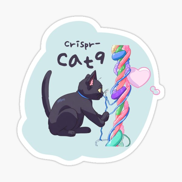 Item preview, CRISPR-Cas9 Gene Editing Black Cat designed and sold by Ameus.